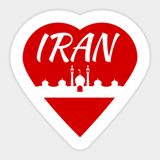 I love Iran Sticker